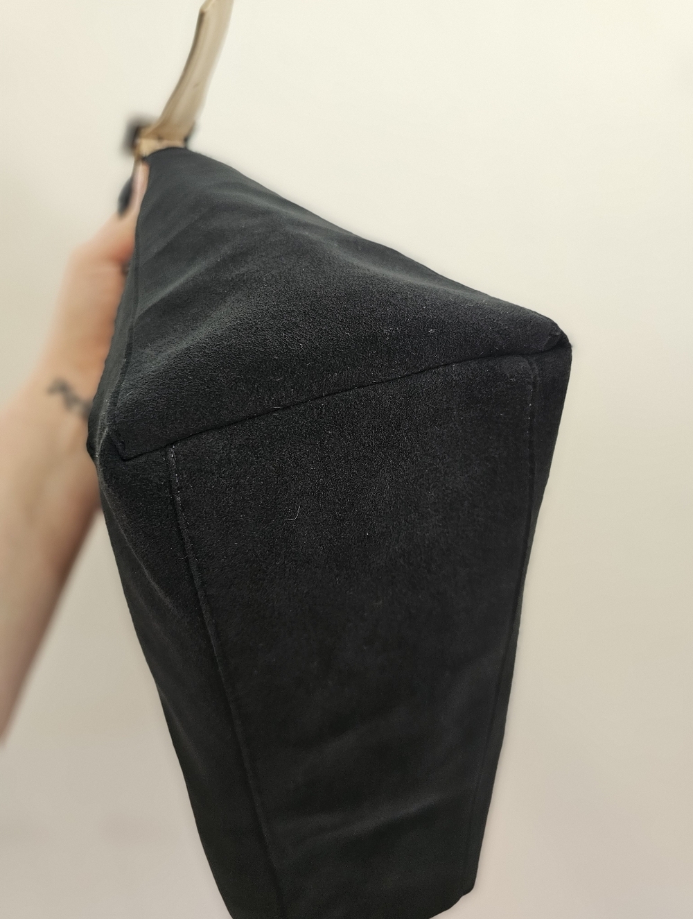 Vintage Givenchy 4G Logo Nylon & Suede Reversible Hobo Bag - Picture 11 of 16